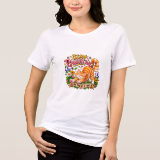 Triblenda Camiseta de gato Stay Pawsitive |