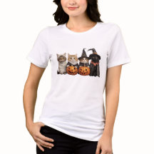 Camiseta de gatos lindos de Halloween 🎃