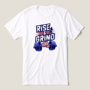 Triblenda Camiseta De Gimnasio De Rise Y Grind