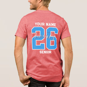 Triblenda Camiseta de graduación de la clase personalizada d
