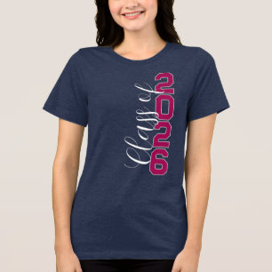Triblenda Camiseta de graduación de la clase personalizada d