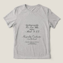 Camiseta de grupo cristiano personalizable