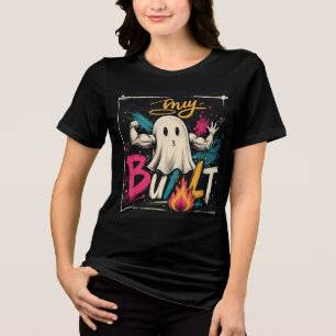 Triblenda Camiseta de Halloween de Fantasma Adorable 