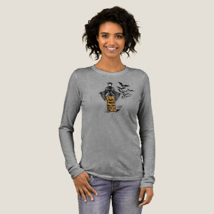 Triblenda Camiseta de Halloween de la victoriana del murciél