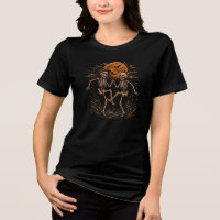 Camiseta de Halloween de pareja esquelética, esque