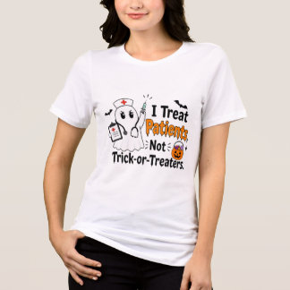 Triblenda Camiseta de Halloween para enfermeras fantasmas: t
