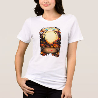 Triblenda Camiseta de Halloween Personalizada | Nombre Espel