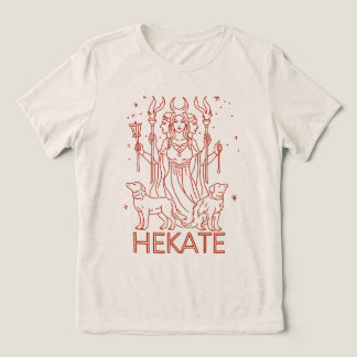 Triblenda Camiseta de Hekate Diosa de la Encrucijada