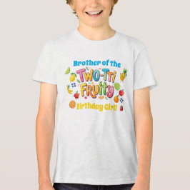 Triblenda Camiseta de hermano de la cumpleañera Twotti Fruit