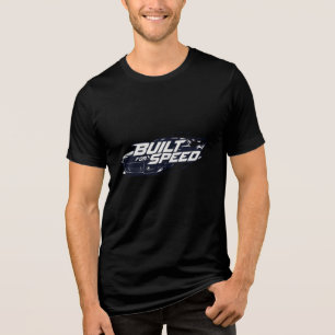 Triblenda Camiseta de hombre 'Built for Speed' de coche de c