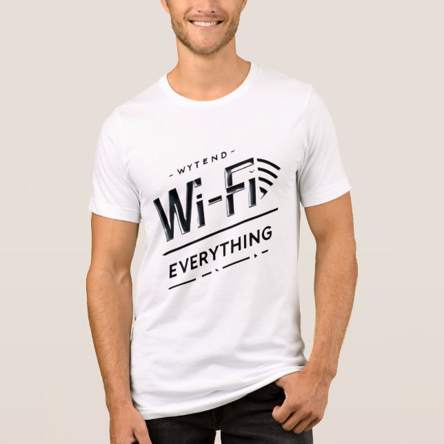 Triblenda Camiseta de hombre con una inscripción genial (Anverso)