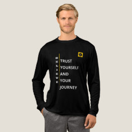 Triblenda Camiseta de hombre de manga larga: Believe Vibe