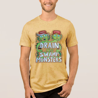 Triblenda Camiseta de hombre de monstruos del pantano drenad