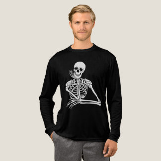 Triblenda Camiseta de hombre Haunting Vibes Halloween