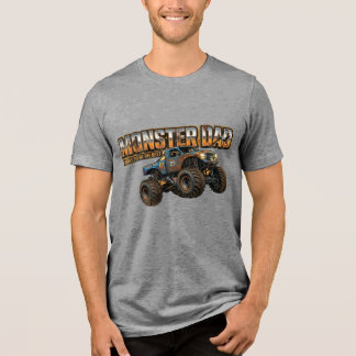 Triblenda Camiseta de hombre Monster Dad de camión monstruo