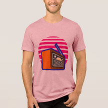Camiseta de hombre Retro Radio Vintage