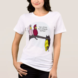 Triblenda Camiseta de hombres malos con mujeres blancas