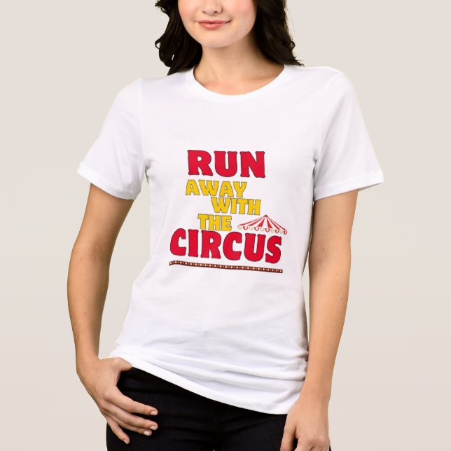 Triblenda Camiseta de Huir con el Circo (Anverso)