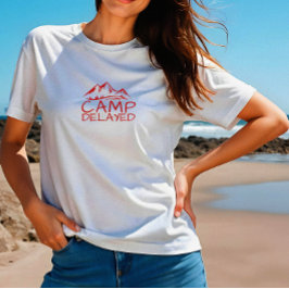 Triblenda Camiseta de humor al aire libre de acampada de alg