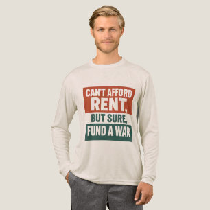 Triblenda Camiseta de humor político retro vintage   Sarcást