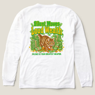 Triblenda Camiseta de Humor y Riqueza para Amantes de Gatos 