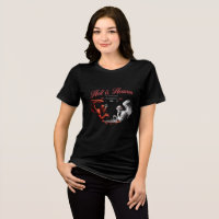 Camiseta de "Infierno y Paraíso" Dualidad de Mujer