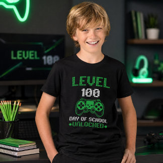 Triblenda Camiseta de jugador del día 100 de la escuela - Vi