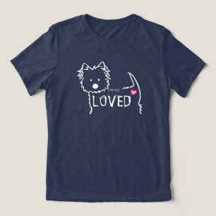 Triblenda Camiseta de KiniArt Westie Love