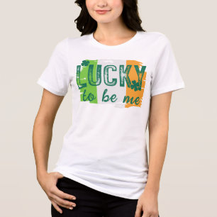 Triblenda Camiseta de la bandera irlandesa del Día de San Pa