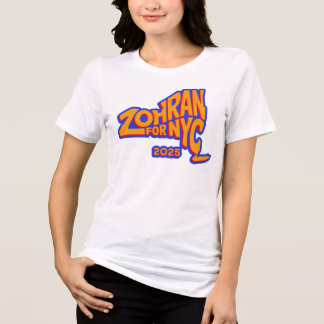 Triblenda Camiseta de la Campaña de Zohran 2025 Nueva York