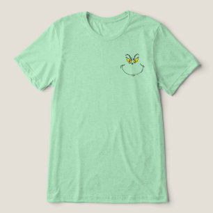Triblenda Camiseta de la Cara de Cómo el Grinch Robó la Navi