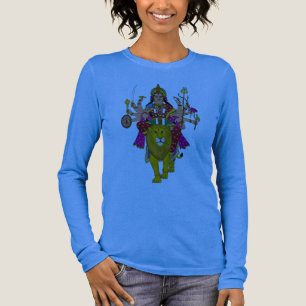 Triblenda Camiseta de la diosa Durga