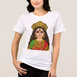 Triblenda Camiseta de la Diosa Durga