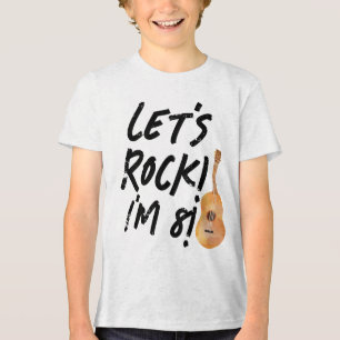 Triblenda Camiseta de la fiesta de cumpleaños de la música d