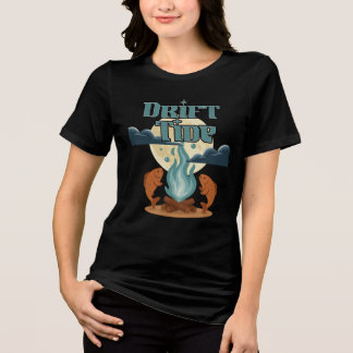 Triblenda Camiseta de la hoguera de peces bajo la luz de la