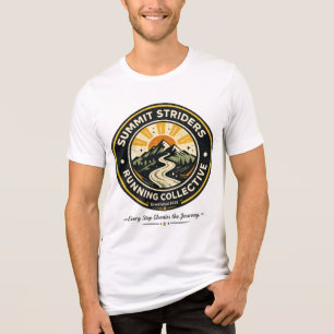 Triblenda Camiseta de la insignia de trail running vintage d