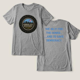 Triblenda Camiseta de la Resistencia a la Ciudad del Caucho,