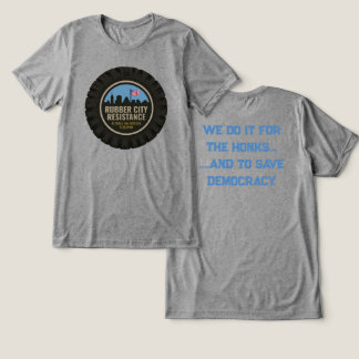 Triblenda Camiseta de la Resistencia a la Ciudad del Caucho,