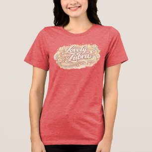 Triblenda Camiseta de la Zodiac Libra – Belleza Equilibrada 