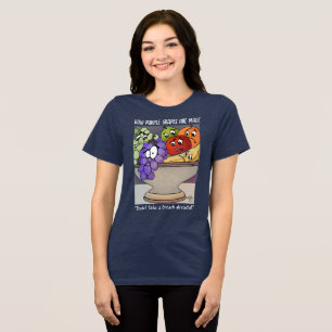 Triblenda Camiseta de las mujeres que respiran