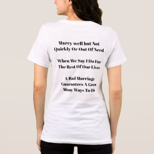 Triblenda Camiseta de mala boda