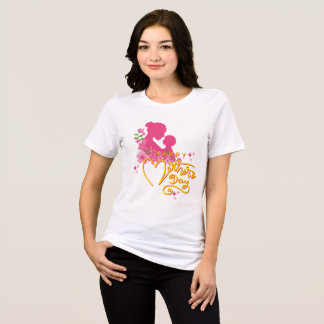 Triblenda Camiseta de Mama Día de la Madre con Nombres Perso