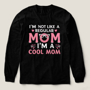 Triblenda Camiseta de mamá divertida, camiseta de mamá de po