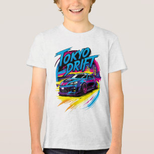 Triblenda Camiseta de manga corta triblend  Tokyo Drift 