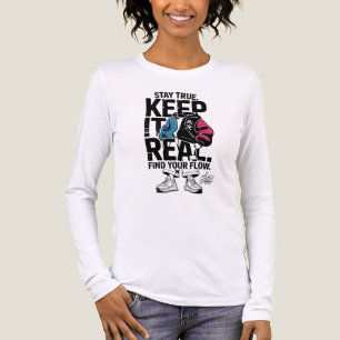Triblenda Camiseta de manga larga ADOM Keep It Real