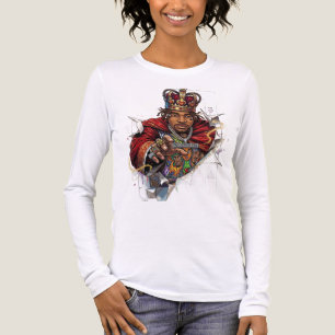 Triblenda Camiseta de manga larga ADOM King Playing Card