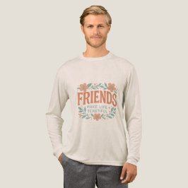 Triblenda Camiseta de Manga Larga 'Amigos Hacen la Vida Herm
