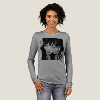 Triblenda Camiseta de manga larga básica para hombres y muje