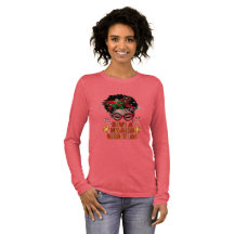 Camiseta de manga larga Christmas Melanin Day de M