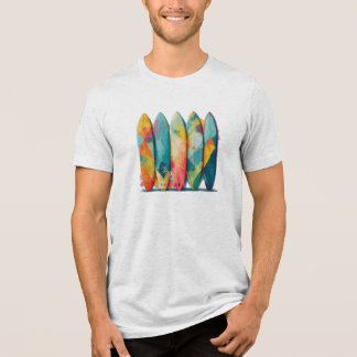 Triblenda Camiseta de manga larga colorida para longboard